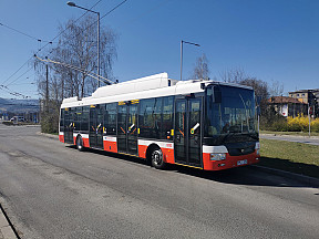 Aj tretí parciálny trolejbus SOR TNB 12 bol zaradený do premávky (od 7.4.2020)