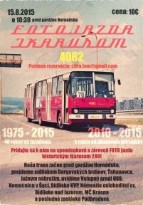 Pozvánka: Fotojazda s legendárnym autobusom Ikarus 280 v Košiciach (15.8.2015 10:30 – 15:00)