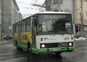 Výluka trolejbusov č. 203 na Kolibe 29. - 31.8.2008
