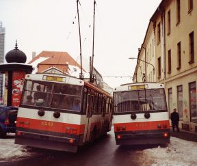 Krátkodobá odstávka trolejbusov na Mierovej (27.2.2010)