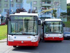 Zavedenie trolejbusovej dopravy na Dlhé diely od 4.9.2006 (od 4.9.2006)