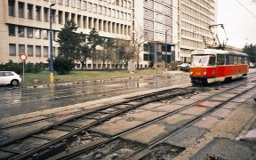 Oprava električkového priecestia Mýtna - Imricha Karvaša (31.5.2008)