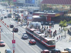 Presunutie zastávok Račianske a Trnavské mýto (6. - 10.7. a 13. - 17.7.2009)