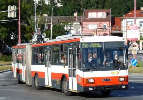 Jednosmerná výluka trolejbusov na Kramároch (5.7.2011)