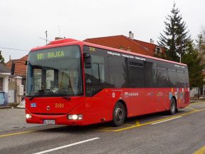 Krátkodobá uzávierka časti Kossuth Lajos utca v obci Rajka pre linku 801 (24. – 25.5.2015)