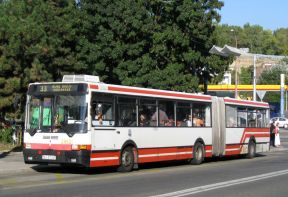 Ikarus #2812 bol zapožičaný vozovni Hroboňova