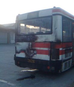 Ikarus #2828 po požiari