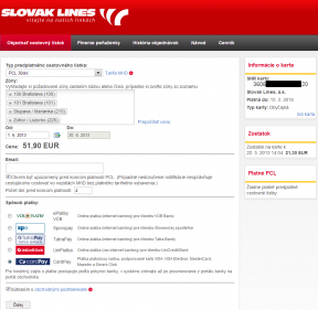 Zavedenie internetového predaja u regionálnych dopravcov (od 1.6.2013)