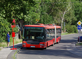 Diversion of routes 32, 33, N33 in Karlova Ves (11. - 16.11.2020)