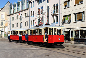 Historic trams, trolleybuses and buses during Bratislava City Days (23. - 24.4.2022)
