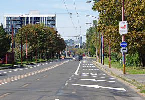 Mesto vyznačilo trvalé buspruhy na Gagarinovej