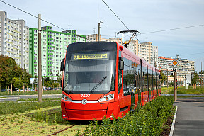 #7527 na spoji linky 3 idúcom po zastávku Stn. Vinohrady