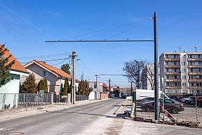 Trolejbusová trať Bulharská – Galvaniho