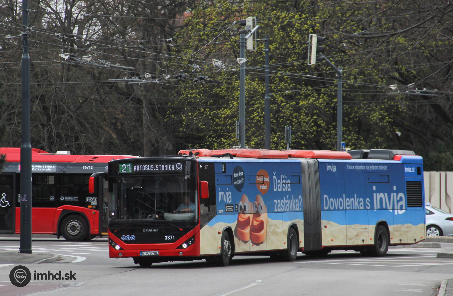 Otokar Kent C 18,75 #3371 • imhd.sk Bratislava