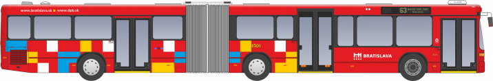 Mercedes-Benz O 405 GN (trojdverová verzia s predsuvnými dverami)