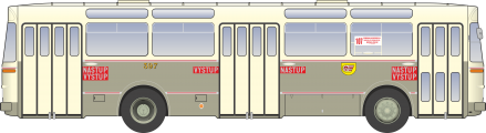 Karosa ŠM 11 1630 #397 with unusual livery