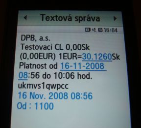 Zľava na SMS lístky v sieti O2 pokračuje (do 30.6.2014)