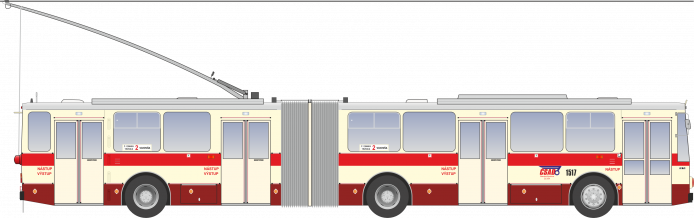 Škoda 15 Tr in original livery