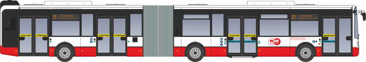 Iveco Urbanway 18M z druhej série v pôvodnom stave