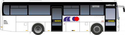 Irisbus Crossway 10.6M z roku 2010 bez klimatizácie
