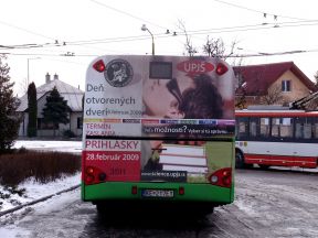 #3511 s reklamou na UPJŠ