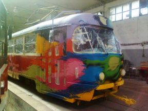 #415 + 416 s reklamou na ZOO, #410 + 411 plochou pre street art