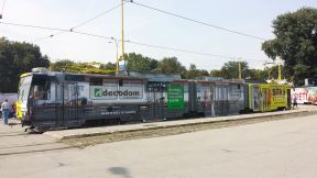 #509 už jazdí s reklamou