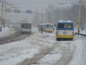 Obmedzenie dopravy následkom kalamity