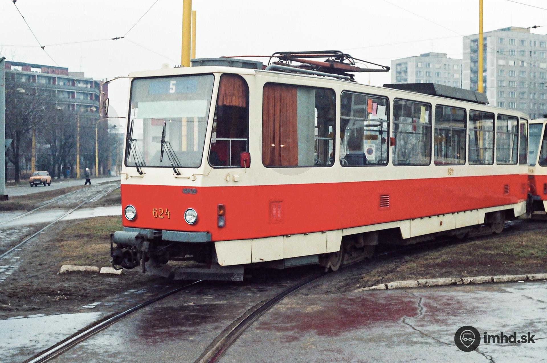 ČKD Tatra T6 #624 • imhd.sk Košice