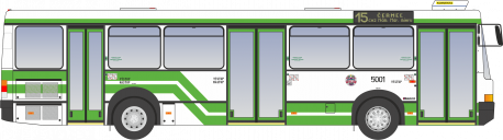 Ikarus 415.30 #5001 v stave po dodaní