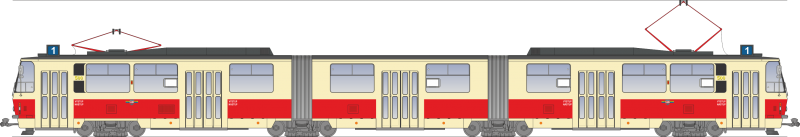Tatra - ČKD KT8D5 #500 v stave po dodaní