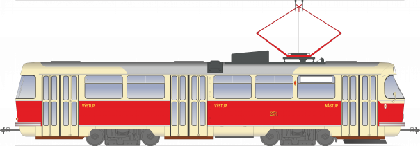 T3/II.CS #251 v stave po dodaní