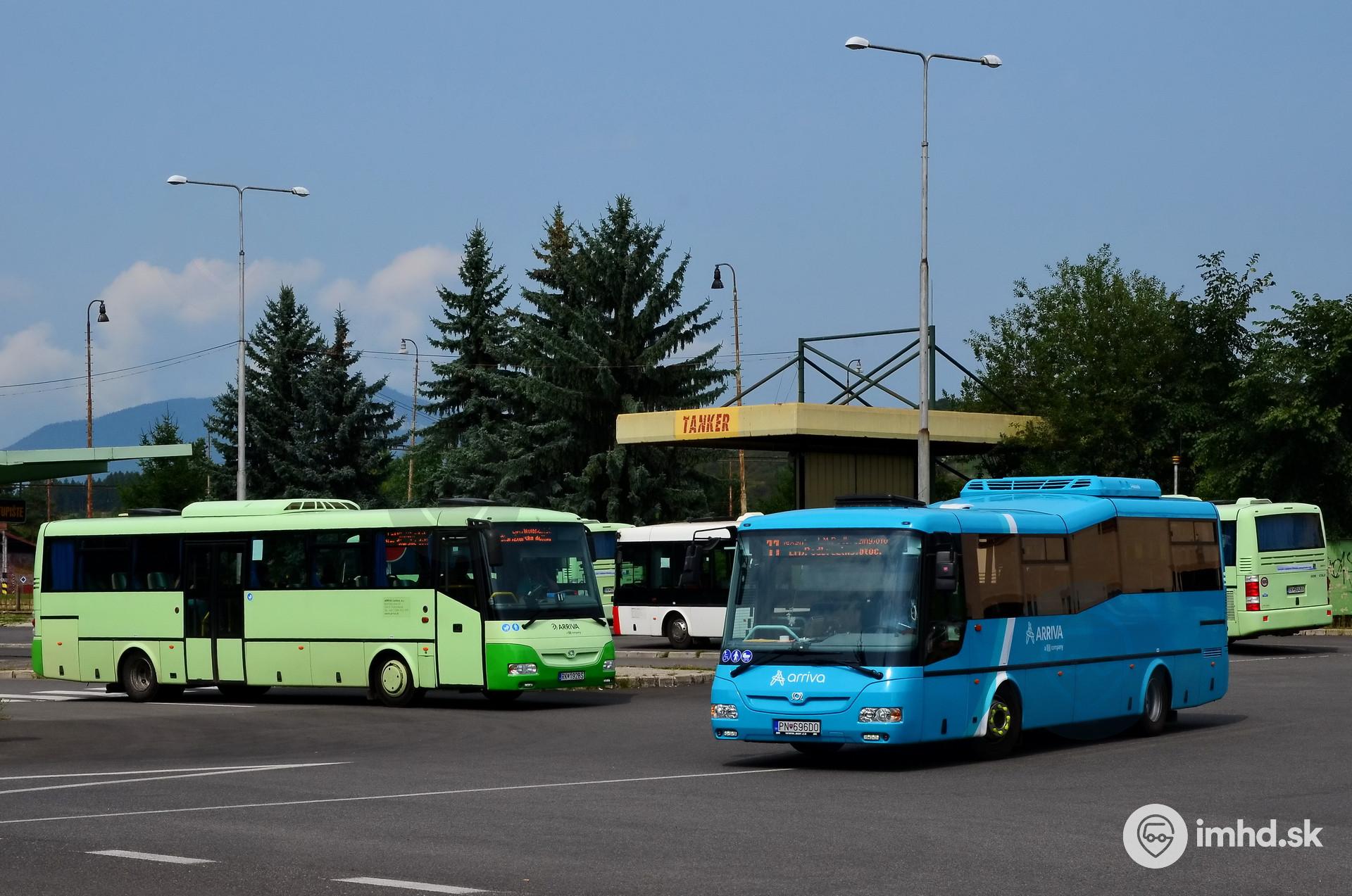 Mestský a prímestský SOR vychádzajú na linku z autobusovej stanice