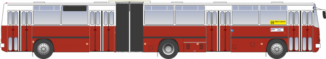Ikarus 280.08/A #82 v stave na konci prevádzky