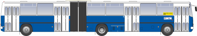 Ikarus 280.08 #77 v stave na konci prevádzky