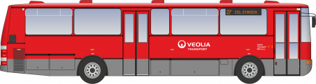 Karosa C 934 v nátere Veolia Transport