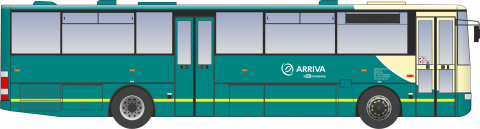 Karosa C 954E.1360 vo farbách Arriva