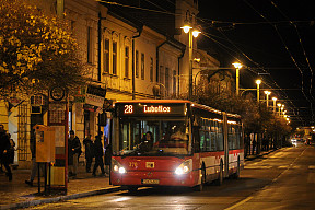 Večerná výluka MHD na Hlavnej a Masarykovej (26.4.2025 19:50 – 21:50)