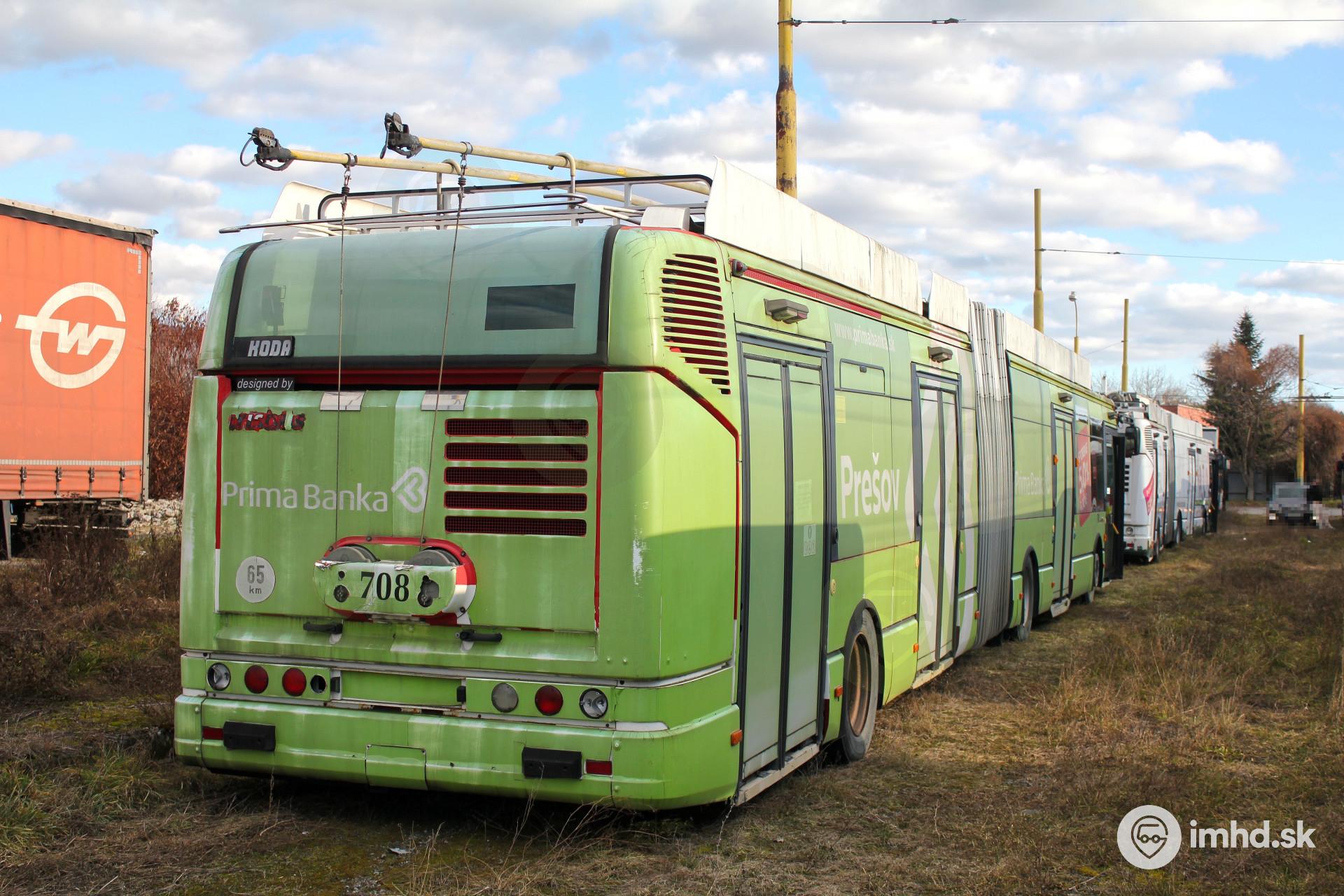Škoda 25 Tr Irisbus #708 • imhd.sk Prešov