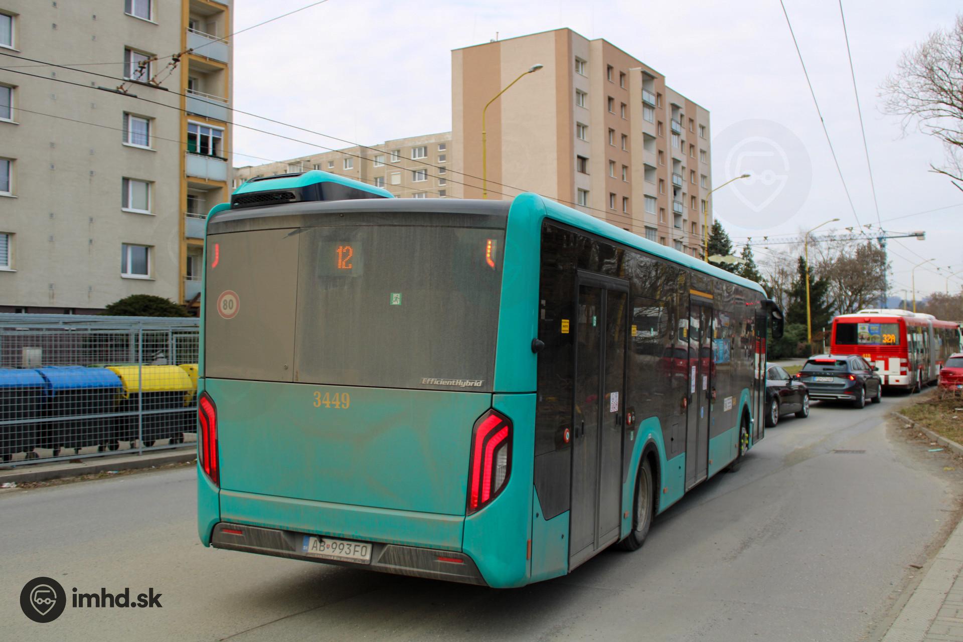 MAN Lion’s City 12C #3449 • imhd.sk Prešov