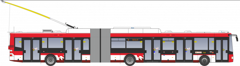 Škoda 31 Tr SOR #719 v stave z roku 2020