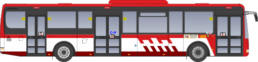 Irisbus Crossway LE 12.8 #409 po prelakovaní do náteru DPMP