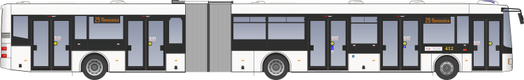 SOR NB 18 City #412 v stave po úpravách