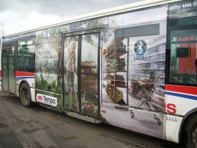 Irisbus Citelis 12M #KE-310FR obdržal novú reklamu a bluetooth vysielač