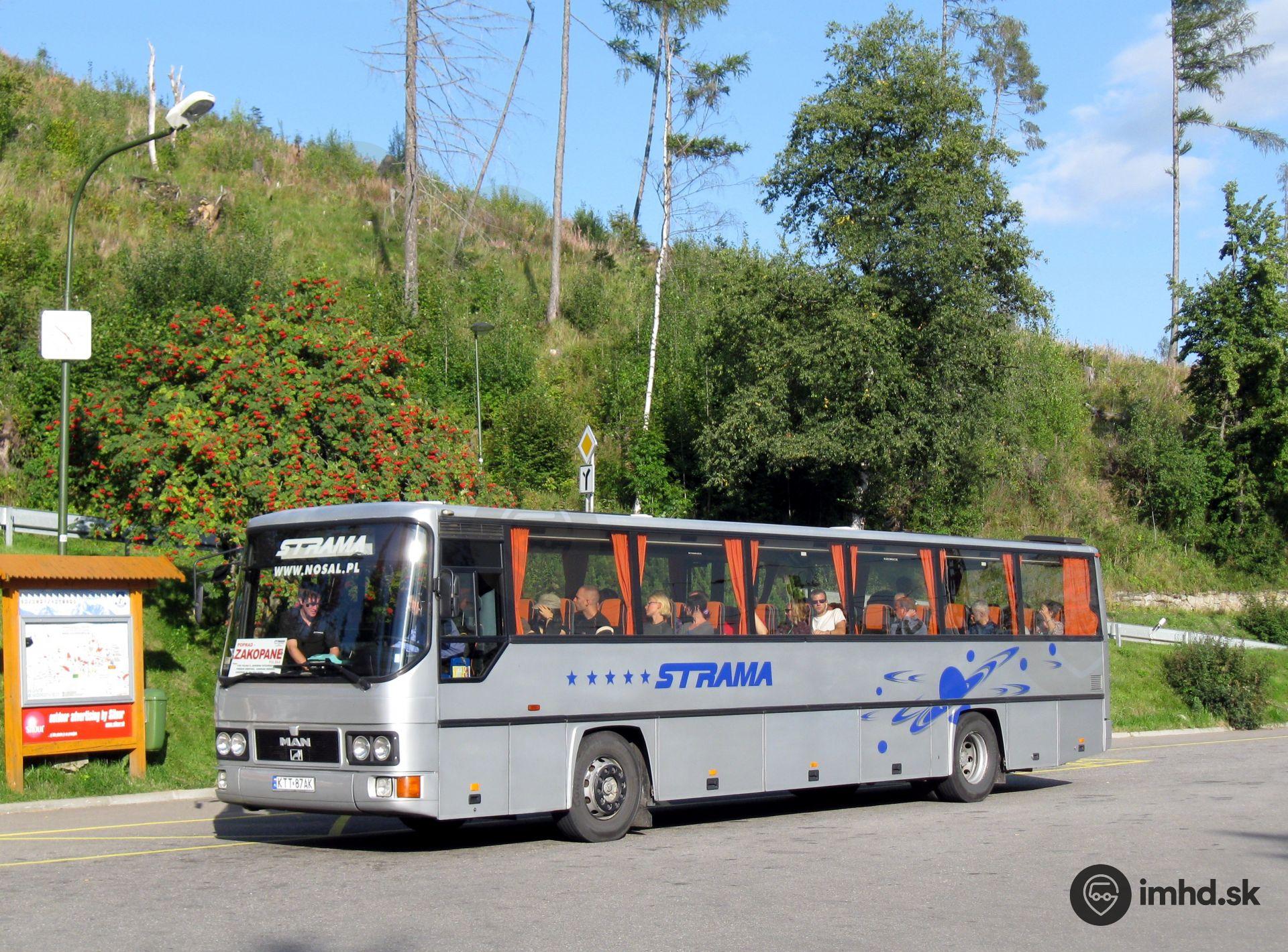 Autobus na linke Poprad - Zakopané