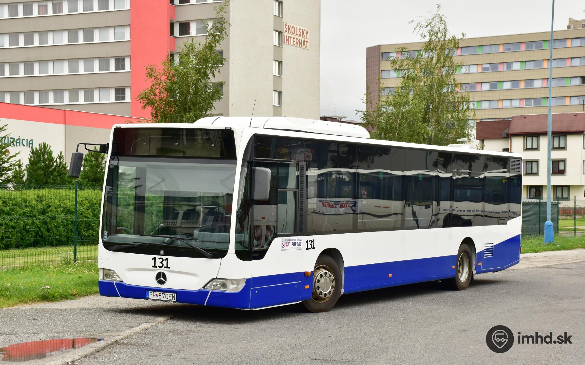 Popradskú MHD posilnia dva autobusy MercedesBenz Citaro
