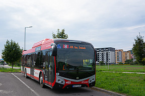 Posilový spoj linky 8 po dnešnom hokeji (17.9.2023 00:00 – 21:56)