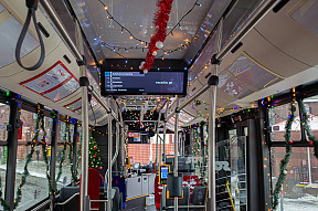 Vianočný autobus MHD aj v Trenčíne