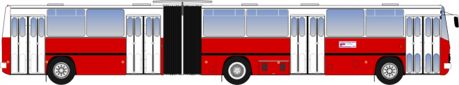 Ikarus 280.08 z posledných sérií v štandardnom vyfarbení