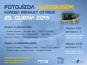 Pozvánka: Rozlúčková fotojazda v Ostrave s autobusom City bus (25.4.2015)